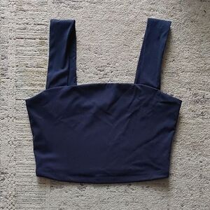 Dynamite Dark Blue Crop Top